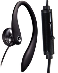 Flexible Earhook Headphone with Mic - Left Ear