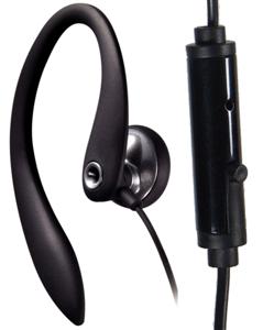 Flexible Earhook Headphone with Mic - Right Ear