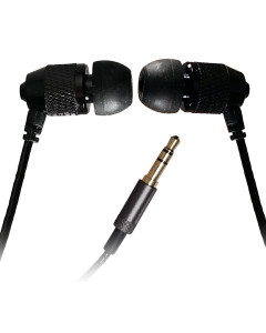 Short Buds, 15" Cord Stereo Earbuds (In-Ear) for Clip-on Mp3 Players